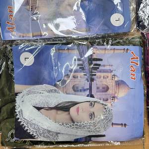 Ensemble très vendu : Bandanas à motifs floraux pour femmes, turban en coton orné de strass, foulard <span class=keywords><strong>hijab</strong></span> avec <span class=keywords><strong>bonnet</strong></span>, <span class=keywords><strong>hijab</strong></span> instantané - Product Image 3