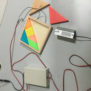 La vita reale di fuga camera Piccola Tangram Puzzle Organo <span class=keywords><strong>room</strong></span> <span class=keywords><strong>escape</strong></span> puntelli gioco - Product Image 1