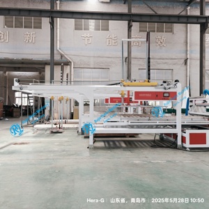 PVC WPC crosta pannello schiumogeno macchina per fare fogli motore SIEMENS doppia vite estrusione <span class=keywords><strong>linea</strong></span> di produzione automatica - Product Image 6