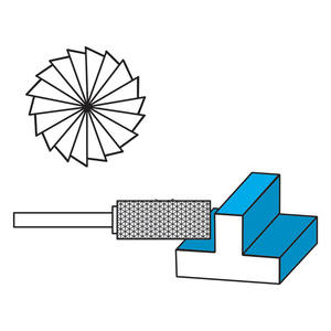 Herramientas de corte, brocas y cortadores de metal, cortadores rotatorios de carburo FERVI LONG DIAMOND CUTTING - Product Image 1