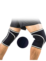 Genouillères de musculation flexibles en néoprène 5mm/7mm avec protection avancée pour l'haltérophilie et les squats, logo personnalisé, vente en gros