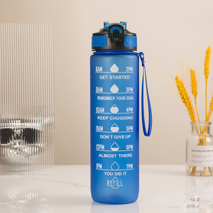 Sport LeMuna 1L Fitness Botella <span class=keywords><strong>de</strong></span> agua ecológica Botella <span class=keywords><strong>de</strong></span> plástico motivacional con marcador <span class=keywords><strong>de</strong></span> tiempo Botella <span class=keywords><strong>de</strong></span> recordatorio - Product Image 6