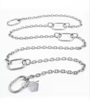 Chaîne de levage en acier inoxydable galvanisé avec maillon maître forgé