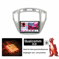 Autoradio Qualcomm 9 pouces 6+128 Go avec écran partagé, prise USB, prise en charge Carplay, 4G, GPS intégré, WiFi, Bluetooth