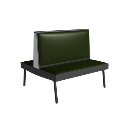 บูธคู่สีเขียว