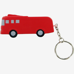 พวงกุญแจรถดับเพลิงแบบกำหนดเอง ของเล่นบีบคลายเครียด ของที่ระลึกส่งเสริมการตลาด พิมพ์โลโก้ ของขวัญจำนวนมาก - Product Image 2