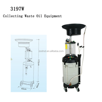 Extracteur et vidangeur d'huile usagée pneumatique portable en métal de 72 L pour l'entretien automobile, modèle DRSD 3197W