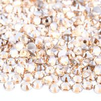 Nouvelles Couleurs SS6 SS12 SS16 SS20 SS30 Pierres de Cristal Aigue-marine Rêve Strass en Verre à Dos Plat Non Thermocollants pour DIY