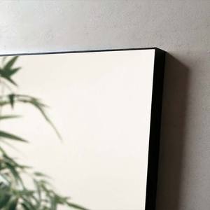 Espejo rectangular Art Deco ecológico con marco <span class=keywords><strong>de</strong></span> aluminio negro <span class=keywords><strong>para</strong></span> <span class=keywords><strong>chimenea</strong></span> montada en <span class=keywords><strong>la</strong></span> pared - Product Image 6