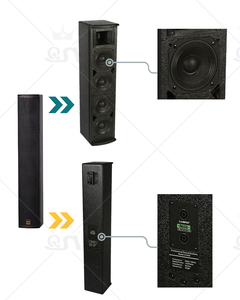 Cv506 chuyên nghiệp hoạt động loa Powered Cột loa dòng mảng Hệ thống loa - Product Image 2