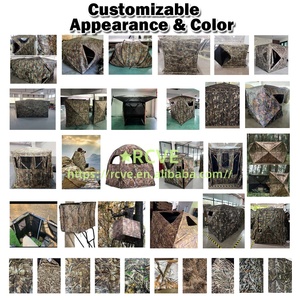 Tenda Mimetica Gialla per Caccia all'Anatra, Traspirante e Impermeabile in Oxford, Design Camouflage per Foresta, Portatile e Pieghevole per 3-5 Persone - Product Image 6