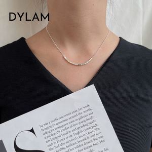 Collar de Plata de Ley 925 de Moda Dylam, Collares con Dijes de Cubo, Collar Personalizado para Mujer - Product Image 2