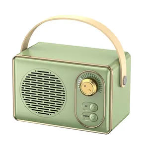 صندوق مكبرات صوت لاسلكية مصمم احترافي ببطارية ستيريو صوت محمول ديكور صغير BT