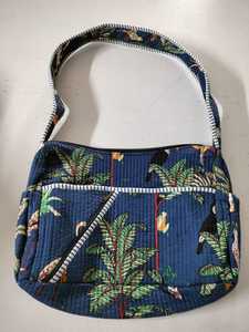 Bolsa de Viaje de Fin de Semana de Lujo con Diseño de Patchwork, Bolsa de Lona Acolchada con Estampado de Bloques de Algodón, Gran Capacidad, Duradera, para Deportes, Viajes, Gimnasio, Yoga - Product Image 5