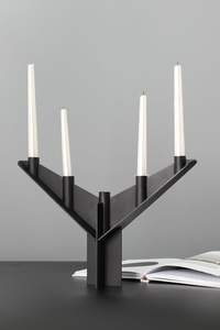 Porte-bougie au design unique, poli noir, fait main, aux prix les plus bas, en vente par les exportateurs - Product Image 6