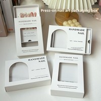 Boîte cadeau carrée personnalisée pour nail art avec fenêtre et tiroir, emballage de bijoux avec dorure à chaud et boîte en papier par COLOR