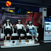 Réalité virtuelle multijoueur Motion VR Chair 3 places Films Cinéma virtuel Théâtre Jeux virtuels à vendre