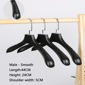 Cintres en Plastique Noir Antidérapants pour Robes de Mariée, Jupes, Chemises, Costumes Homme et Manteaux, Personnalisables avec Logo - Product Image 5