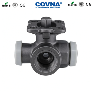 COVNA 3 Way <b>Valve</b> DN50 2 Inch ANSI Class 150 Metal High-platform Three-piece Three-way Ball <b>Valve</b> <b>Body</b> - Product Image 4