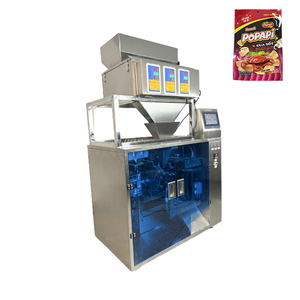 Machine d'emballage verticale pour poudre de silice avec fermeture éclair, machine d'emballage rotative pour sachets de poudre de silice - Product Image 1