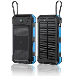 20000mah Solar Charger Power Bank Fast Sensor Supply Solar Mobile Charger For Cell Phone