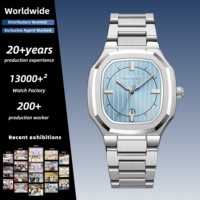 Nuevo Reloj de Cuarzo SKMEI 9388 Clásico de Lujo, Cuadrado, de Acero Inoxidable de 40 mm, con Esfera de Cristal Simple, Diseño Antiguo y Elegante