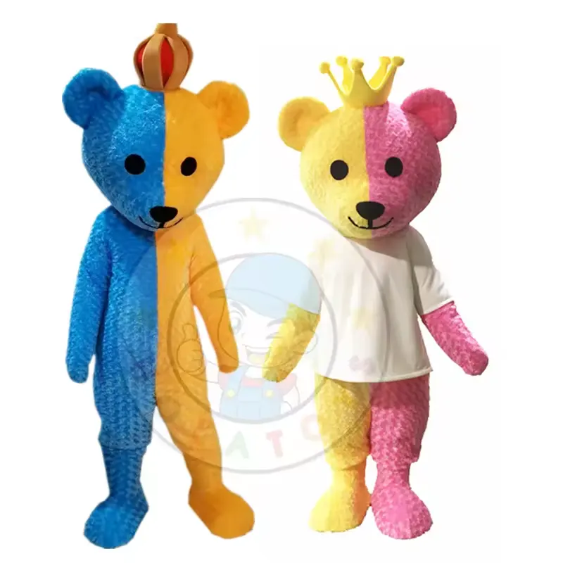 Hola Toys 성인 테디 베어 마스코트 의상/동물 마스코트 의상