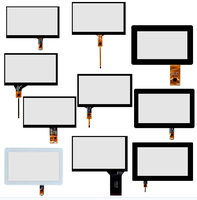 Panel de Pantalla Táctil Capacitiva USB de 3.5 3.8 4.3 5 7 9 10.4 15 17 Pulgadas, Interfaz IIC+USB, Pantalla Capacitiva con Interfaz I2C