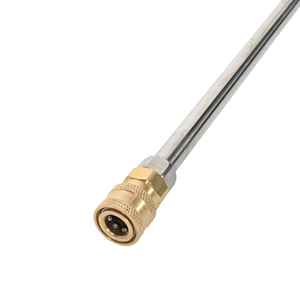 Nouvelle Lance de Nettoyage Électrique Haute Pression Réglable E-wash QC, Ensemble de Buses en Acier Inoxydable et Cuivre <span class=keywords><strong>pour</strong></span> Nettoyage de Gouttières de Toit - Product Image 3