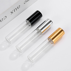 ขวดแก้วสเปรย์น้ำหอม BYPE by <span class=keywords><strong>PERFUME</strong></span> ขนาด 5 มล. 10 มล. 15 มล. แบบใส เติมได้ บรรจุภัณฑ์น้ำหอมแบบขวดแก้วเปล่า พร้อมหัวปั๊มและฝาปิด - Product Image 3