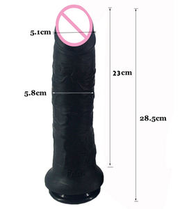 11 inci Dia 2.28 "tali pengikat penis silikon tebal dengan tanpa bola Dildo mainan seks perbudakan realistis Strapon Dildo untuk Lesbian - Product Image 6