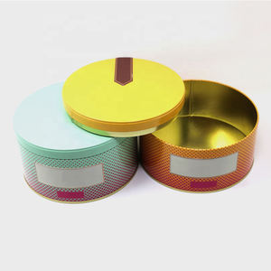 Производство Китай, тисненые круглые жестяные коробки, конфеты, шоколад, металлический подарок, жестяная коробка для печенья, упаковка жестяных банок - Product Image 5