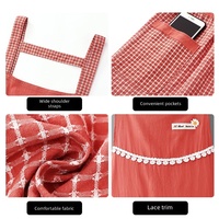 Tablier personnalisé avec logo, en coton, style occidental, pour cuisine domestique, tablier de cuisine professionnel, spécifique à la restauration, tendance sur internet, usage commercial