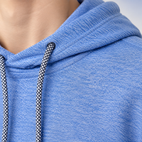 Sweat-shirts à capuche de performance pour hommes, personnalisés en gros, 95 % polyester, 5 % élasthanne, jersey chiné respirant, anti-UV, évacuant l'humidité