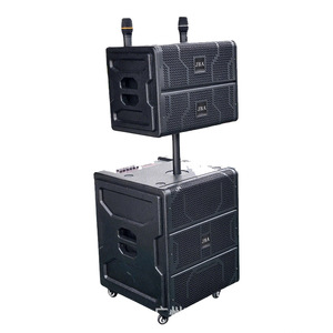 JBA R-10 Line Array <b>Speaker</b> 600W Portable Karaoke System with <b>Microphone</b> for Outdoor Events and Conferences - Product Image 4