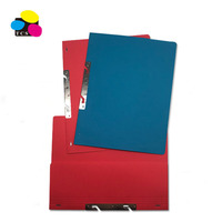 Carpeta de archivos de papel de alta calidad nueva de color surtido al por mayor con clips