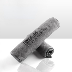 300g 친환경 극세사 자동차 세차 타월 부드럽고 강력한 흡수력의 단모 벨벳 단색 차량용 드라잉 타월 - Product Image 6