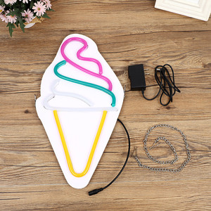 Enseigne néon LED flexible personnalisée avec logo créatif pour boutique de crème glacée - Product Image 4