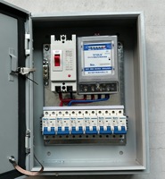 Armoire de distribution complète basse tension 230V 100A pour chantier extérieur, triphasée quatre fils, contrôle usine