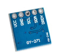 Modul Kompas Elektronik QXS QMC5883P - Sensor Medan Magnet Tiga Sumbu