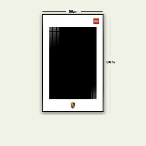 Modello speciale cornice per gli appassionati di blocchi di costruzione e modelli di auto decorazione murale minimalista grucce incorniciate arti - Product Image 3