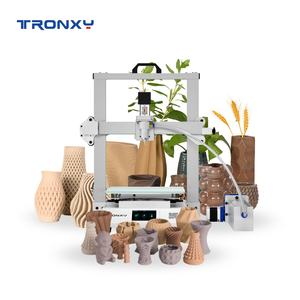 TRONXY MOORE 2 Pro High-accuracy Large Size Ceramic Pottery Portable Folder Design Home Use Desktop 3d Ceramic <b>Clay</b> Printer - Product Image 6