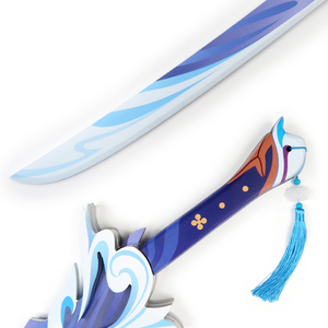 <span class=keywords><strong>Espada</strong></span> <span class=keywords><strong>de</strong></span> Juguete <span class=keywords><strong>de</strong></span> <span class=keywords><strong>Madera</strong></span>, Réplica <span class=keywords><strong>de</strong></span> Arma del Juego Popular Chino <span class=keywords><strong>Genshin</strong></span> <span class=keywords><strong>Impact</strong></span>, para Cosplay - Product Image 2