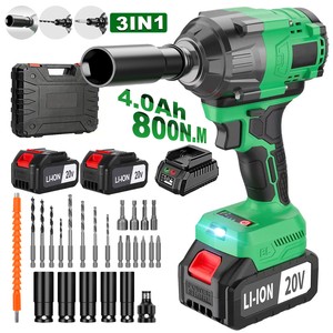 3 in 1 20V Cordless Impact <b>Wrench</b> 800nm Torque Industrial Grade Support Drop Shipping Local US Warehouse CW-20DNEW-2 Cordless Im - Product Image 3