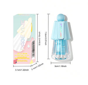 ฟลอร่า รูบี้ ลิปกลอสเกาหลี มินิ เนื้อใส ช่วยเพิ่มความอวบอิ่ม สีทองธรรมชาติ ให้ความชุ่มชื้น ฉ่ำวาว ลิปบาล์ม - Product Image 4