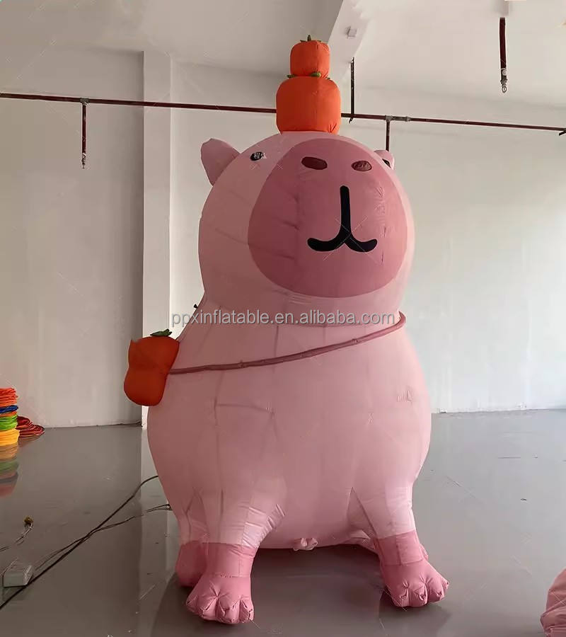 Giant Inflatable Guinea Pig Outdoor Christmas Decoration