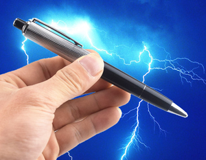 Novità Gag Toys Gag scherzi pratici penna elettrica umana complicata penna elettrica Shock elettrico gomma da masticare anatra Mahjong difficile giocattoli - Product Image 6