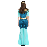 Costume de fête d'Halloween Cléopâtre égyptienne Reine d'Égypte Robe bleue sexy Cosplay Costume de fête de carnaval