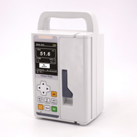 Pompe à perfusion péristaltique haute précision 3 % pour cliniques vétérinaires (chiens/chats), certifiée CE, alarme de sécurité, débit de purge 600 ml/h, portable