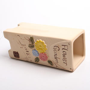 Maceta de Cerámica Pintada a Mano, Estilo <span class=keywords><strong>Rural</strong></span>, Pequeña y Fresca, para Suculentas, Ecológica, para Piso y Escritorio - Product Image 5